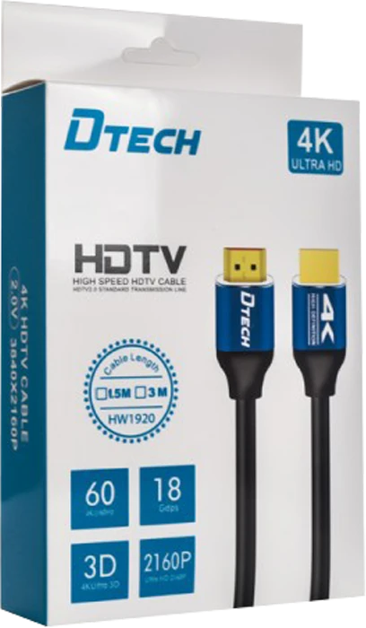 کابل 5 متری HDMI دی تک مدل HDTV2.0