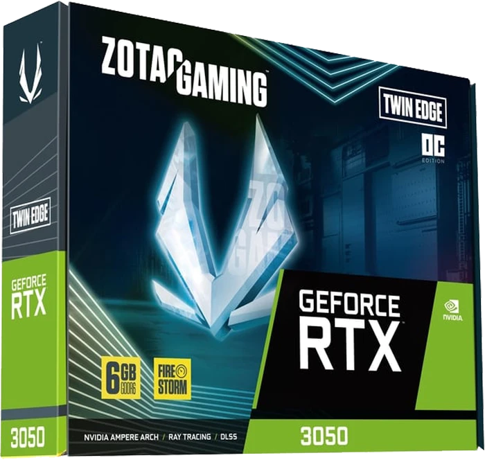 کارت گرافیک ZOTAC مدل GAMING GeForce RTX 3050 6GB GDDR6 Twin Edge OC