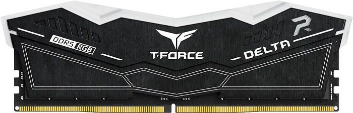 رم کامپیوتر 64 گیگابایت (32GB*2) TeamGroup مدل DELTA RGB DDR5 BLACK 6000MHz
