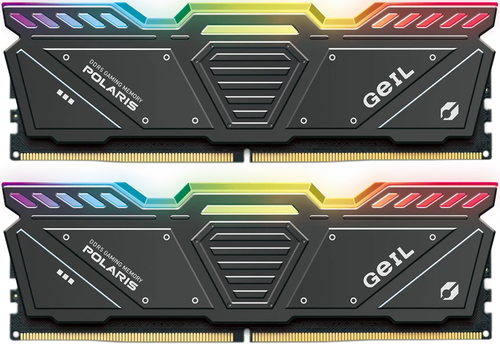 رم کامپیوتر 64 گیگابایت (32GB*2) Geil مدل POLARIS RGB DDR5 6000MHz