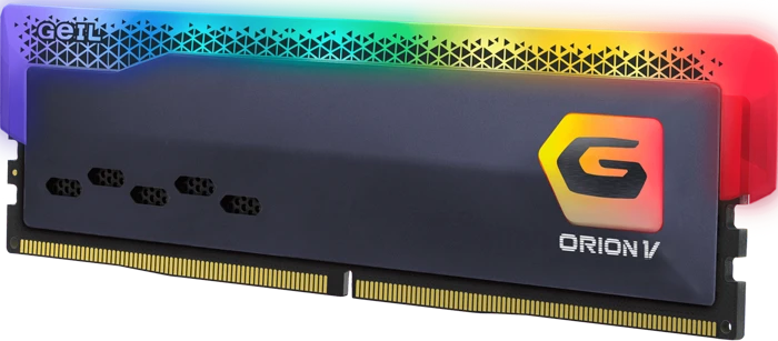 رم کامپیوتر 32 گیگابایت (16GB*2) Geil مدل ORION V RGB DDR5 4800MHz