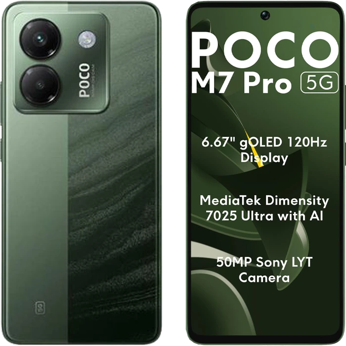 گوشی موبایل 512 گیگابایت Xiaomi مدل Poco M7 Pro 5G
