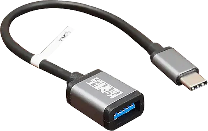 K-NET PLUS KP-COTG30CM USB 3.0 TYPE-C TO USB AF(OTG) 0.2M BLACK CABLE