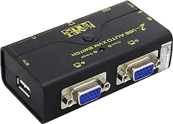 مانیتور سوئیچ VGA کی نت پلاس 2 پورت مدل KP-SWKV002