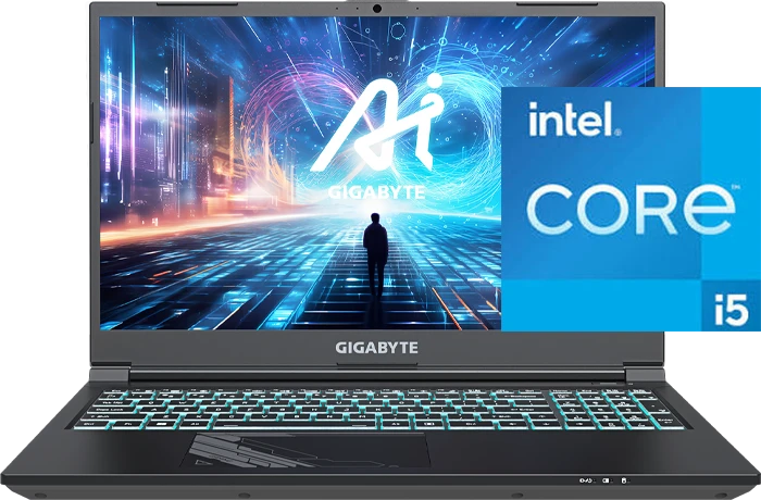 لپ تاپ گیمینگ 15.6 اینچ GIGABYTE مدل G5 KF5 (Core i5-13500H-16GB-512GB SSD-RTX4060-FHD-Backlit)