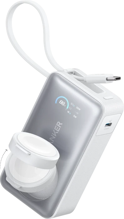 پاور بانک 10000 میلی‌آمپر ساعت Anker مدل MagGo Power Bank A1657
