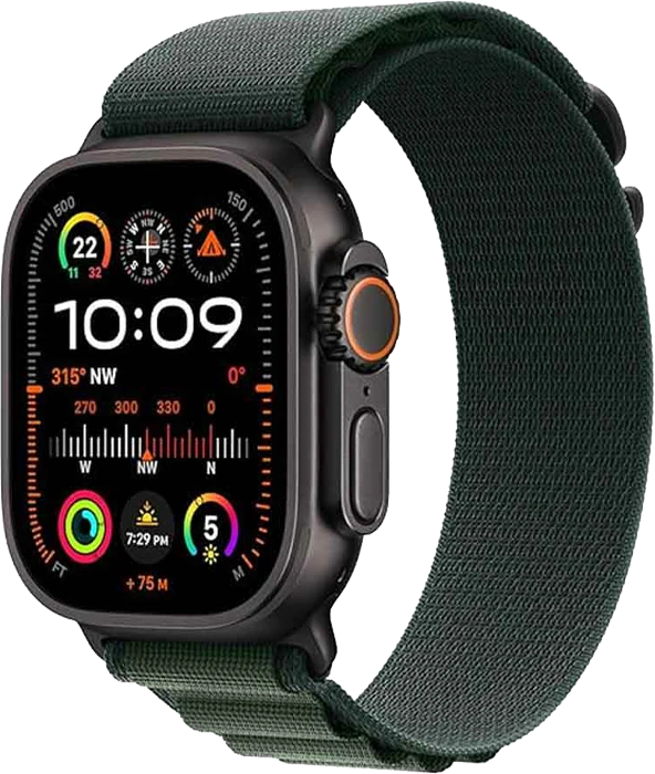 ساعت هوشمند Apple Watch سری Ultra 2 مدل Black Ti Dark Green Alp Lp 49MM