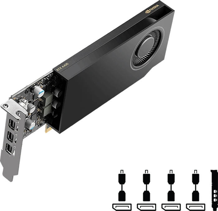 کارت گرافیک Nvidia مدل RTX A400 4GB