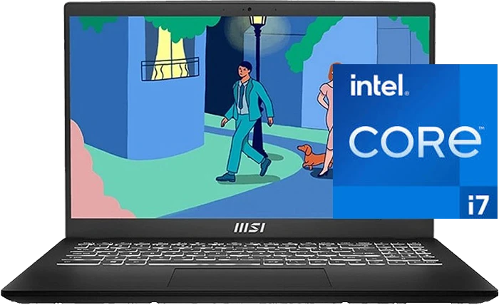 لپ تاپ گیمینگ 15.6 اینچ MSI مدل Modern 15 H B13M (Core i7-13700H-16GB-512GB SSD-Iris Xe-FHD-Backlit)