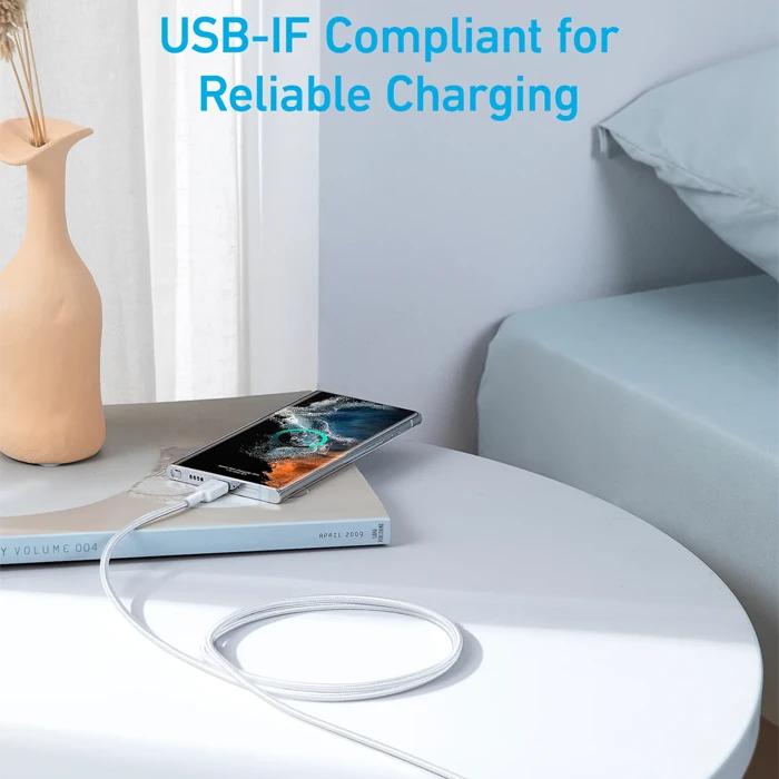 کابل شارژ 0.9 متری Type-C انکر مدل 322