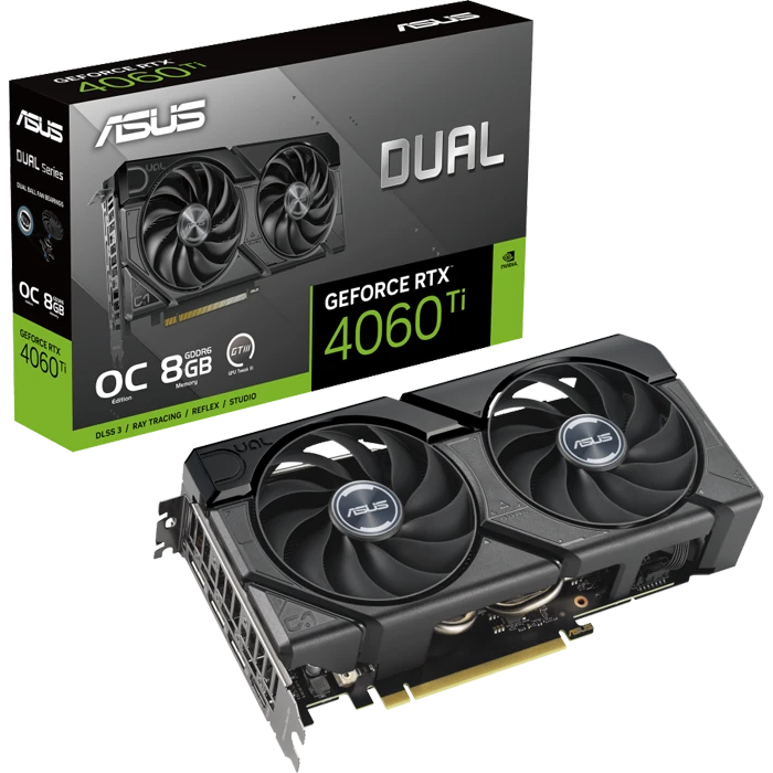 کارت گرافیک ASUS مدل Dual GeForce RTX 4060 Ti EVO OC Edition 8GB GDDR6