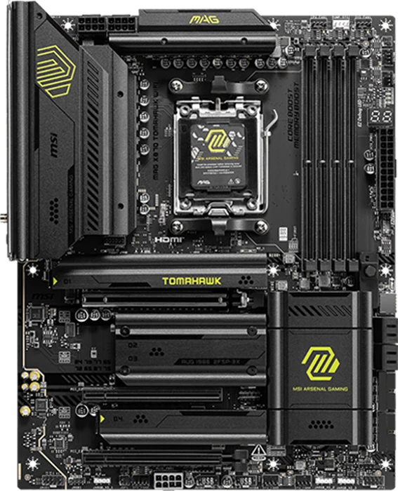 کالا MSI مدل MAG X870 TOMAHAWK WIFI Green MB
