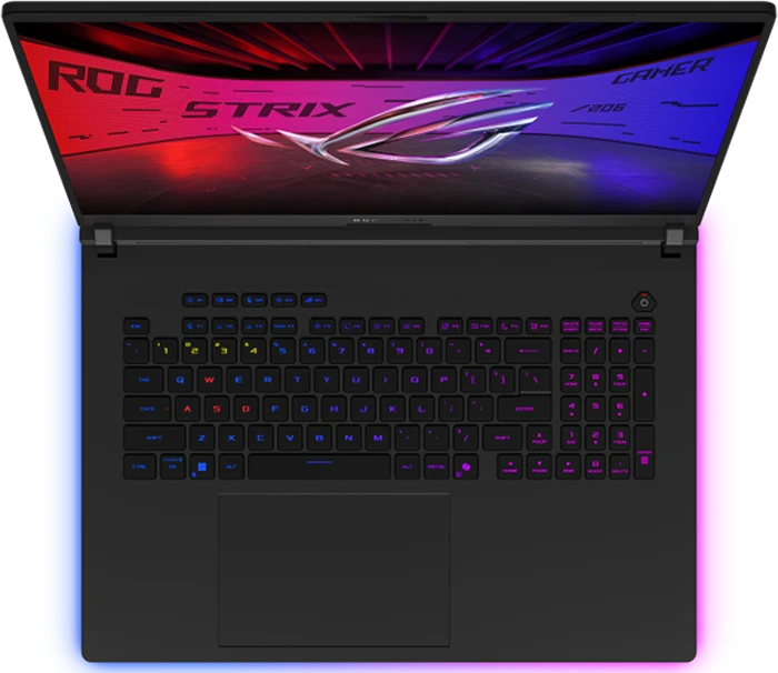 لپ تاپ گیمینگ 18 اینچ Asus مدل ROG Strix SCAR 18 G835LX-C (Core Ultra 9-275HX-64GB-1TB SSD-RTX5090-WQXGA-RGB-BAG-Mouse-Headset)