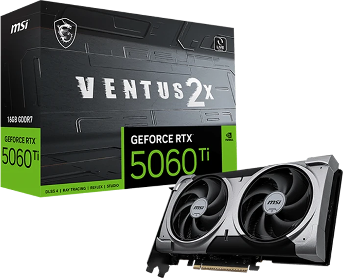 کارت گرافیک MSI مدل GeForce RTX 5060 Ti VENTUS 2X PLUS 16G
