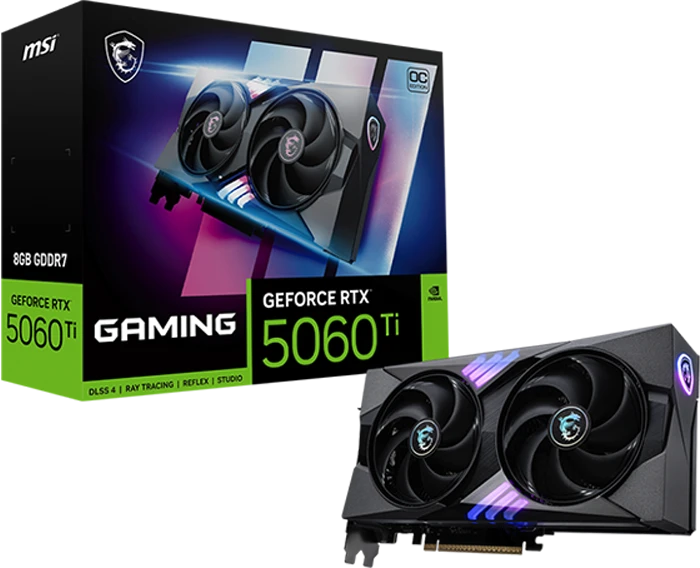 کارت گرافیک MSI مدل GeForce RTX 5060 Ti GAMING OC 8G
