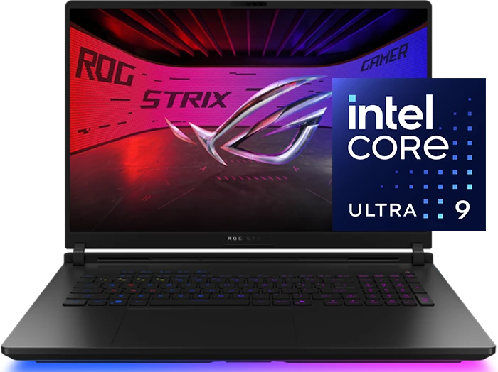 لپ تاپ گیمینگ 18 اینچ Asus مدل ROG Strix SCAR 18 G835LW-B (Core Ultra 9-275HX-64GB-1TB SSD-RTX5080-WQXGA-RGB-BAG-Mouse-Headset)