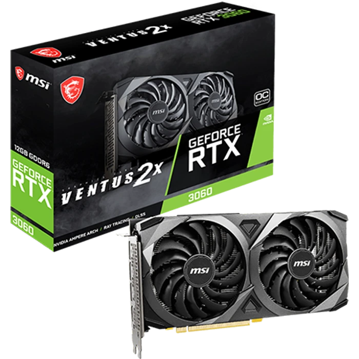 کارت گرافیک MSI مدل GeForce RTX 3060 VENTUS 2X OC 12G