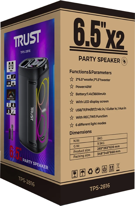 اسپیکر قابل حمل TRUST مدل TPS-2816