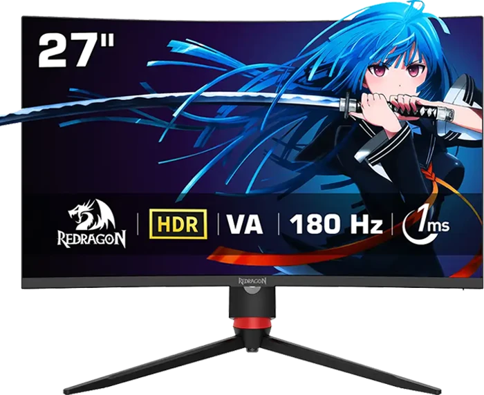 مانیتور گیمینگ 27 اینچ Redragon مدل Q2712RVC