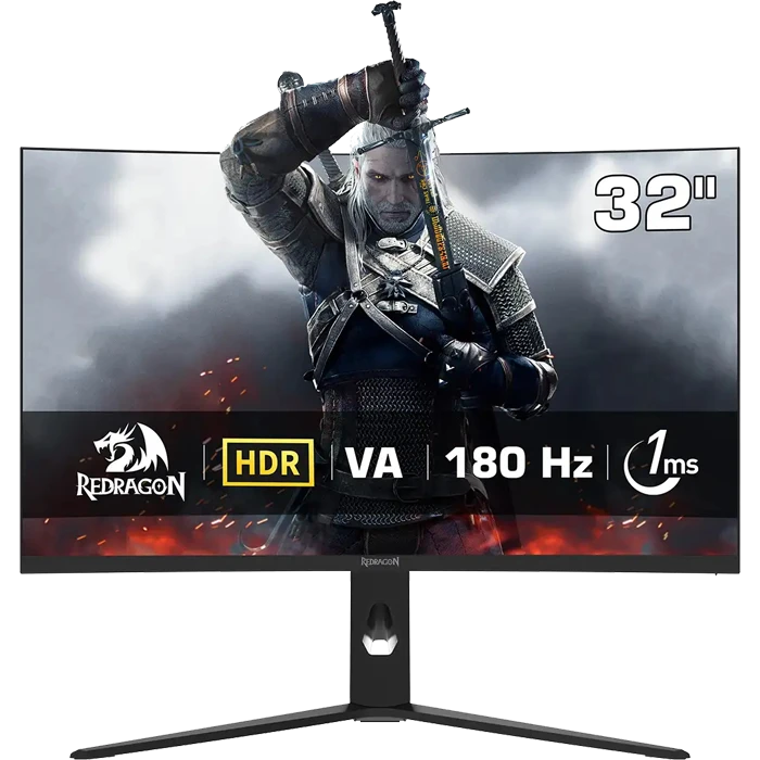مانیتور گیمینگ 32 اینچ Redragon مدل Q3212RVC