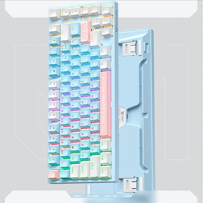 کیبورد سیمی گیمینگ ONIKUMA مدل G52 RGB با سوئیچ صورتی
