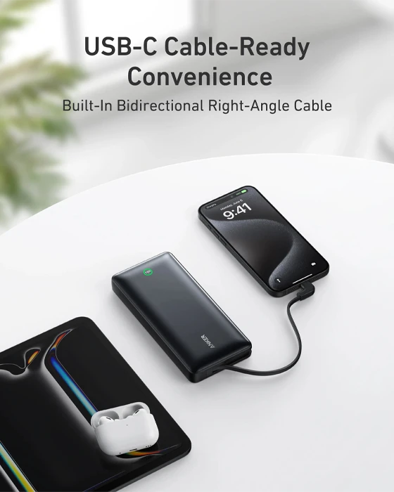 پاوربانک 20000 میلی آمپر ساعت Anker مدل Nano Power Bank 20K 30W