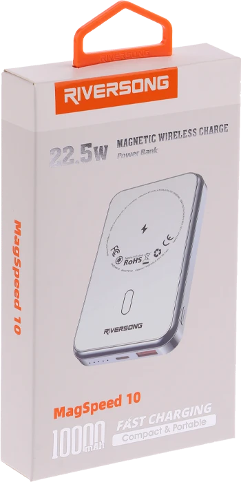 پاور بانک 10000 میلی‌آمپر ساعت Riversong مدل MagSpeed 10 PB102