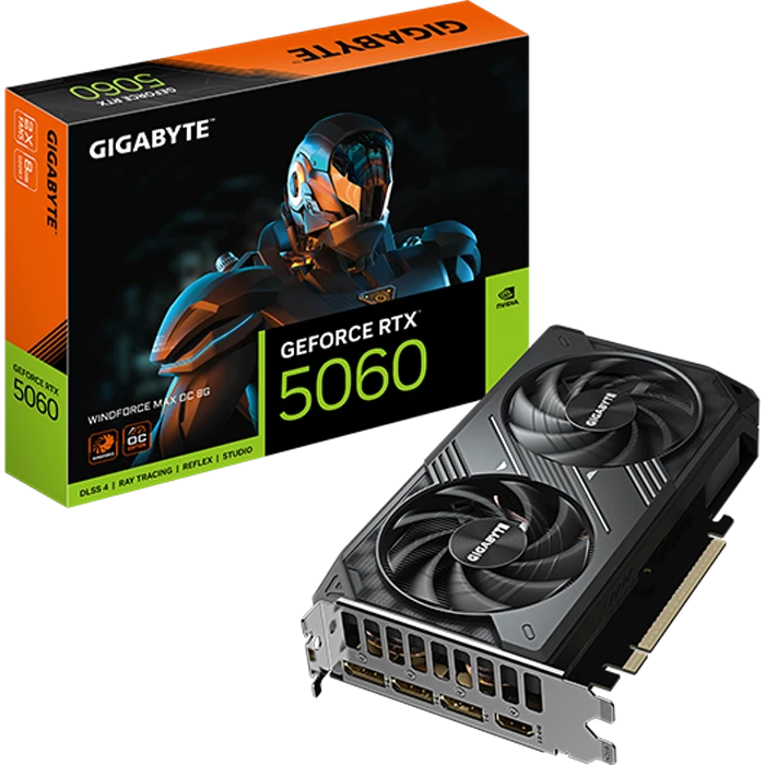 کارت گرافیک Gigabyte مدل GeForce RTX 5060 WINDFORCE MAX OC 8G