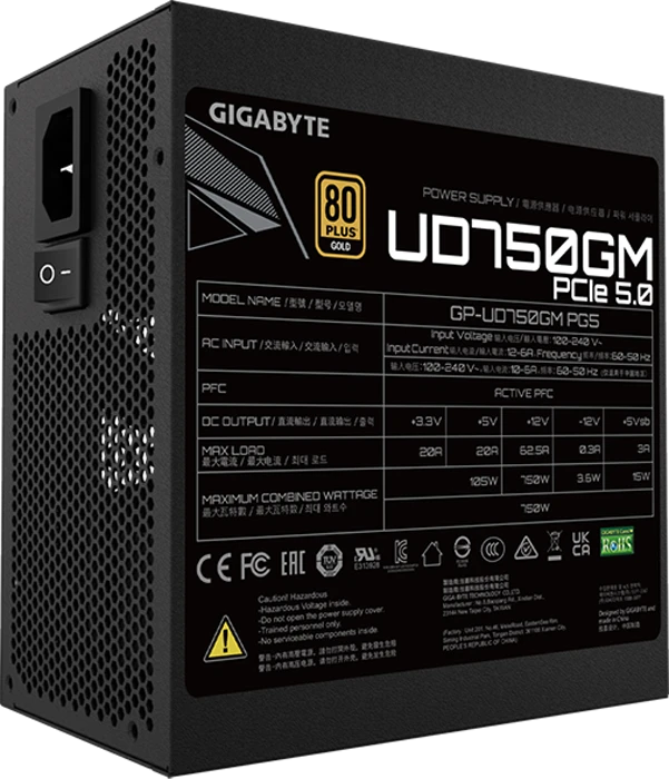پاور 750 وات Gigabyte مدل UD750GM PG5