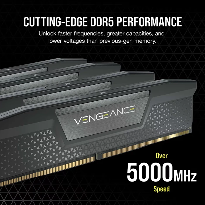 رم کامپیوتر 32 گیگابایت (2*16GB) CORSAIR مدل CL40 CORSAIR VENGEANCE 6000Mhz DDR5