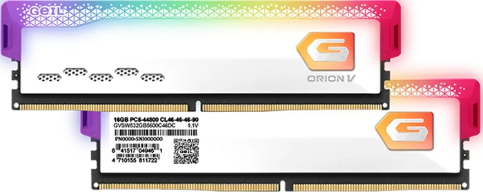 رم کامپیوتر 32 گیگابایت (16GB*2) Geil مدل ORION V RGB DDR5 6000MHz