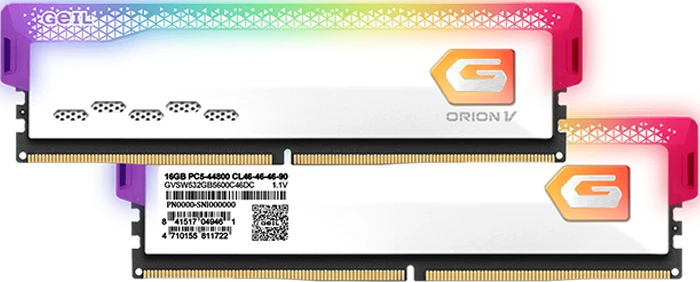 رم کامپیوتر 32 گیگابایت (16GB*2) Geil مدل ORION V RGB DDR5 6800MHz