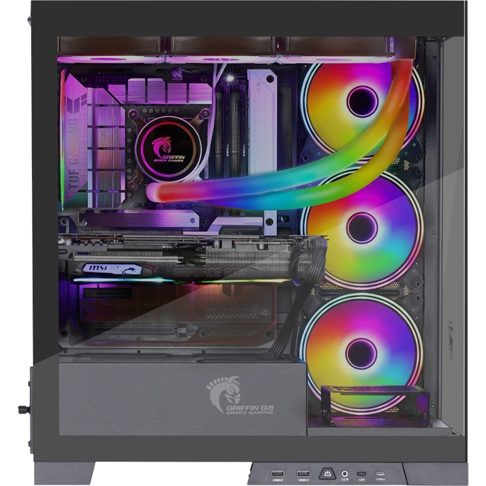 کیس اسمبل شده رندرینگ مدل AR156 Ryzen 9 9900X-32GB-3TB SSD-RTX 5070 Ti