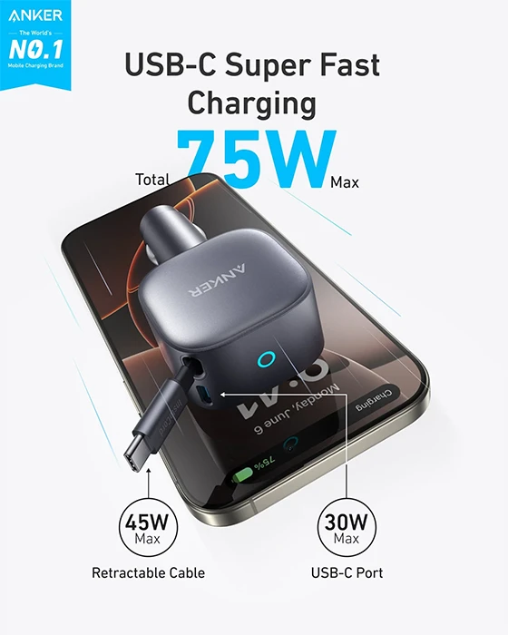 شارژر فندکی ANKER مدل A2738 Nano