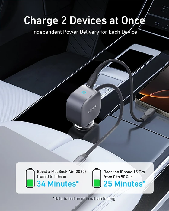 شارژر فندکی ANKER مدل A2738 Nano