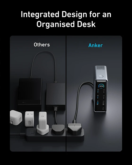 هاب شارژ 14 پورت Anker مدل Prime Docking Station A83B6