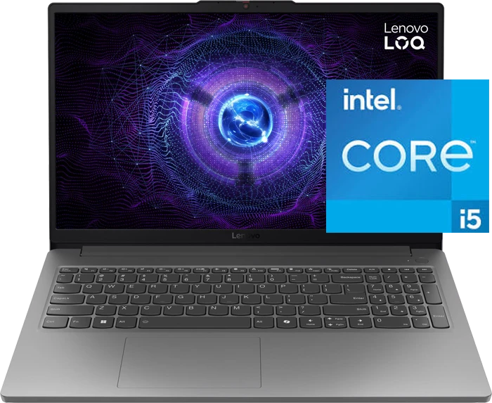 لپ تاپ گیمینگ ۱۵.۶ اینچ Lenovo مدل LOQ 15IAX9E-83LK006CIN (Core i5 12450HX-12GB-512GB SSD-RTX 2050-FHD)