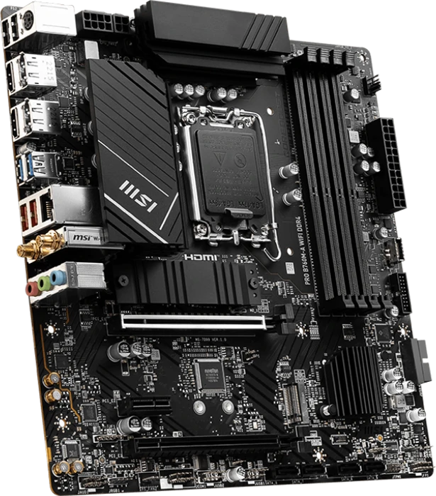 مادربرد MSI مدل PRO B760M-A WIFI DDR4