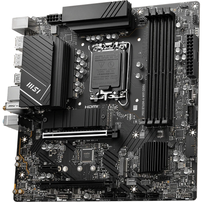 مادربرد MSI مدل PRO B760M-A WIFI DDR4