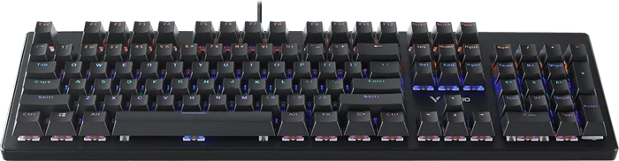 کیبورد سیمی مکانیکال گیمینگ Rapoo مدل V510C با سوییچ آبی