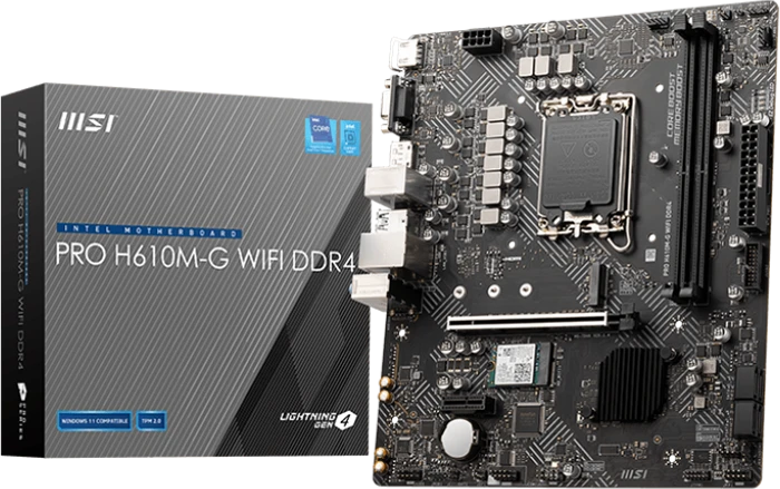 مادربرد MSI مدل PRO H610M-G WIFI