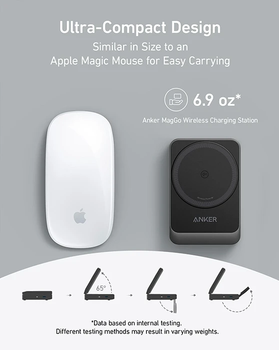 شارژر وایرلس Anker مدل MagGo B2557 ( 3 in 1 )
