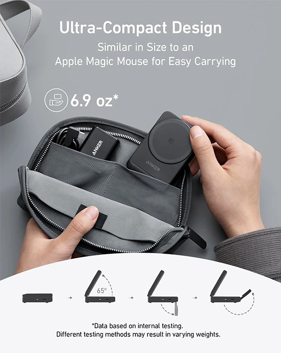 شارژر وایرلس Anker مدل MagGo B2557 ( 3 in 1 )