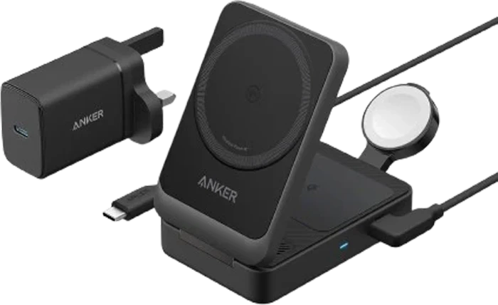 شارژر وایرلس Anker مدل MagGo B2557 ( 3 in 1 )