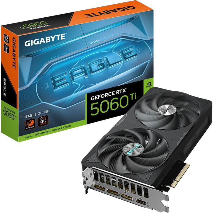 کارت گرافیک Gigabyte مدل GeForce RTX 5060 Ti EAGLE OC 16G