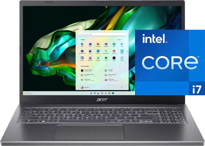 لپ تاپ ۱۵.۶ اینچ Acer مدل ASPIRE 5 A515-58M-79CS (Core i7 13620H-16GB-512GB SSD-UHD Graphics-FHD-Backlight-Fingerprint)