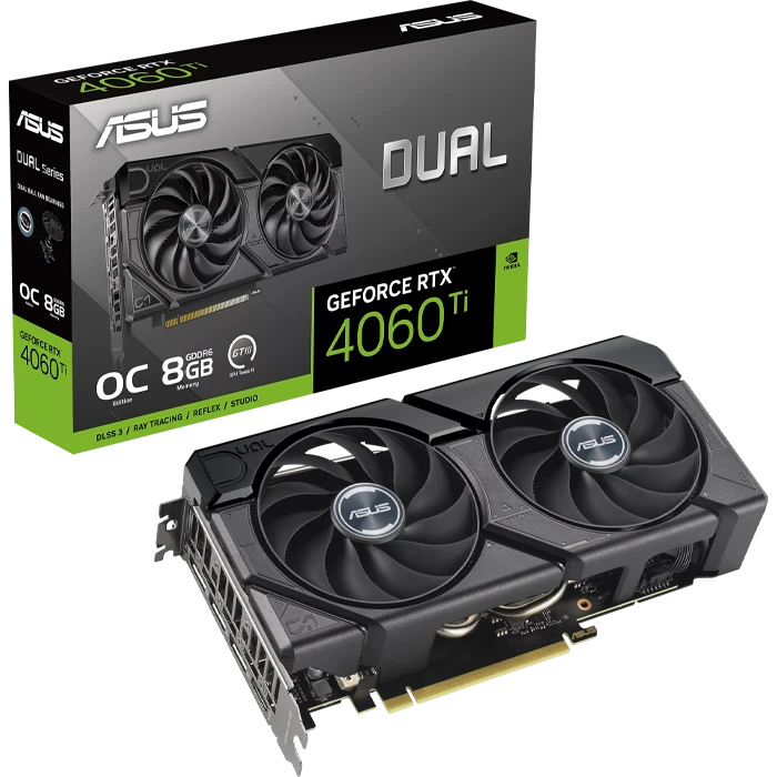 کارت گرافیک ASUS مدل Dual GeForce RTX 4060 Ti EVO OC Edition 8GB GDDR6