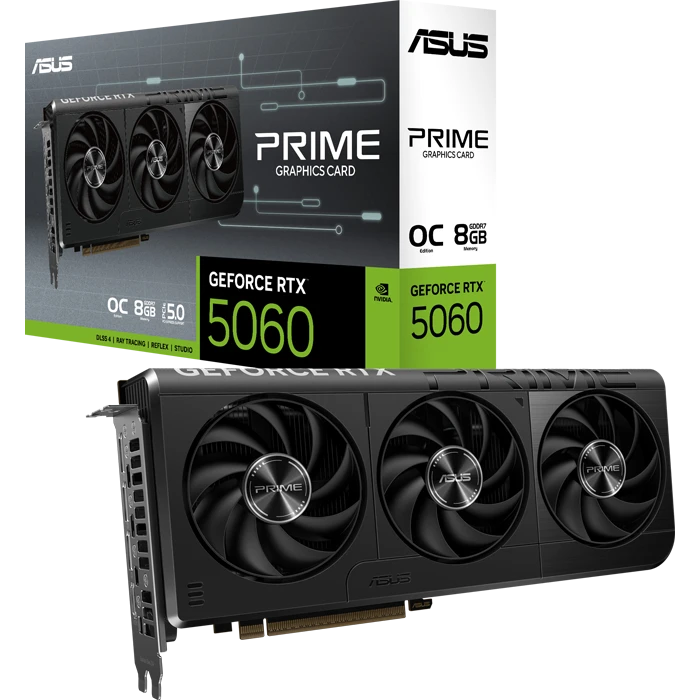 کارت گرافیک ASUS مدل PRIME GeForce RTX 5060 8GB GDDR7 OC Edition
