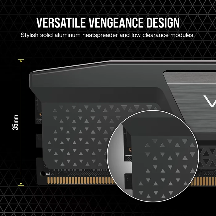 رم کامپیوتر 64گیگ (32G*2) CORSAIR مدل VENGEANCE 5200MHz CL40 DDR5