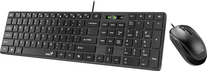 کیبورد و موس سیمی Genius مدل SLIMSTAR C126 AI